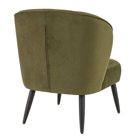 Coque pour chaise MATISSE (sans structure) d'intérieur - Bois, tissu 100% PES olive
