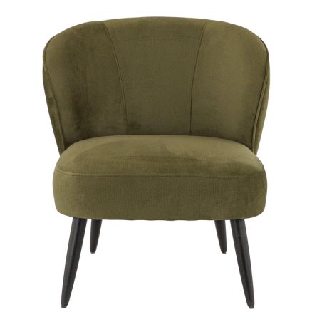 Coque pour chaise MATISSE (sans structure) d'intérieur - Bois, tissu 100% PES olive