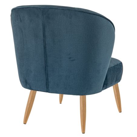 Coque pour chaise MATISSE (sans structure) d'intérieur - Bois, tissu 100% PES petrol