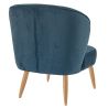 Coque pour chaise MATISSE (sans structure) d'intérieur - Bois, tissu 100% PES petrol
