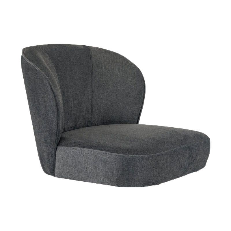 Coque pour chaise MATISSE (sans structure) d'intérieur - Bois, tissu 100% PES anthracite
