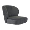 Coque pour chaise MATISSE (sans structure) d'intérieur - Bois, tissu 100% PES anthracite