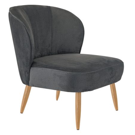 Coque pour chaise MATISSE (sans structure) d'intérieur - Bois, tissu 100% PES anthracite