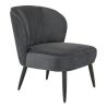 Coque pour chaise MATISSE (sans structure) d'intérieur - Bois, tissu 100% PES anthracite