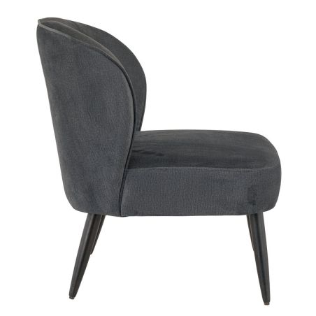 Coque pour chaise MATISSE (sans structure) d'intérieur - Bois, tissu 100% PES anthracite