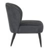 Coque pour chaise MATISSE (sans structure) d'intérieur - Bois, tissu 100% PES anthracite