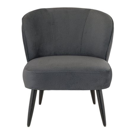 Coque pour chaise MATISSE (sans structure) d'intérieur - Bois, tissu 100% PES anthracite