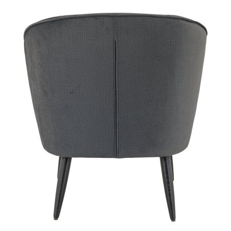 Coque pour chaise MATISSE (sans structure) d'intérieur - Bois, tissu 100% PES anthracite