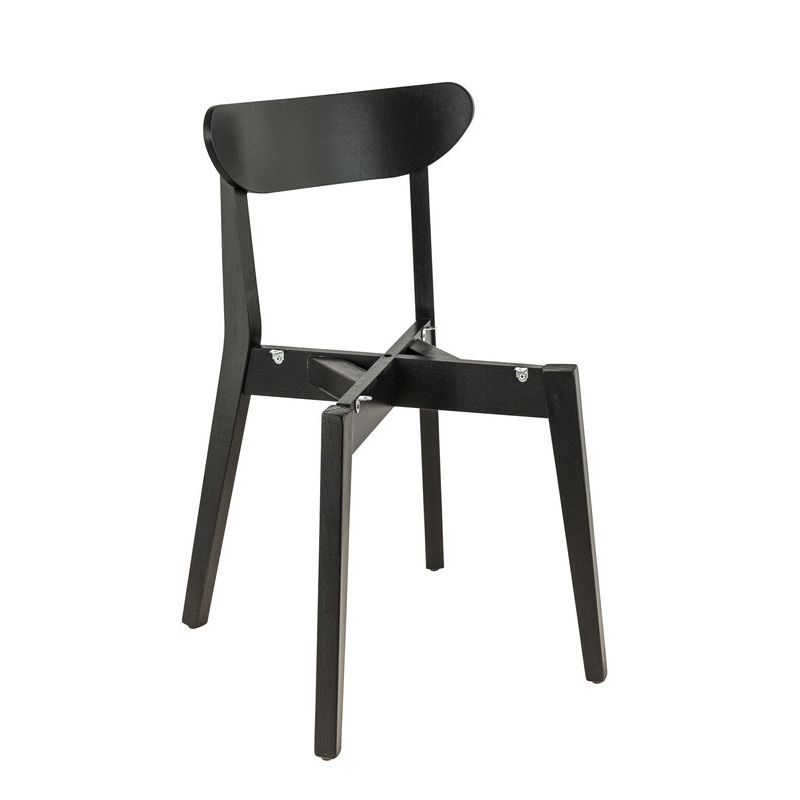 Structure pour chaise KATE (sans assise) d'intérieur - Hêtre noir