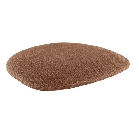 Coussin d'assise pour chaise KATE (sans structure) d'intérieur - Bois, tissu 100% PES rouille