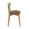 Coussin d'assise pour chaise KATE (sans structure) d'intérieur - Bois, tissu 100% PES rouille