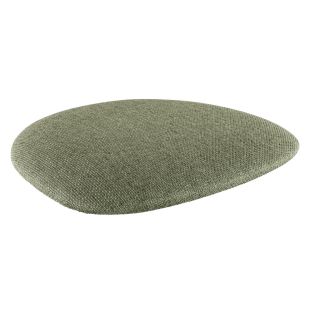 Coussin d'assise pour chaise KATE (sans structure) d'intérieur - Bois, tissu 100% PES vert