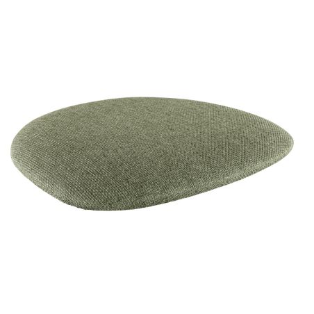 Coussin d'assise pour chaise KATE (sans structure) d'intérieur - Bois, tissu 100% PES vert