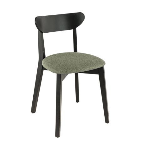 Coussin d'assise pour chaise KATE (sans structure) d'intérieur - Bois, tissu 100% PES vert
