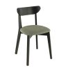 Coussin d'assise pour chaise KATE (sans structure) d'intérieur - Bois, tissu 100% PES vert