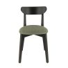 Coussin d'assise pour chaise KATE (sans structure) d'intérieur - Bois, tissu 100% PES vert