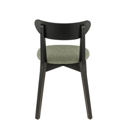 Coussin d'assise pour chaise KATE (sans structure) d'intérieur - Bois, tissu 100% PES vert