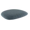 Coussin d'assise pour chaise KATE (sans structure) d'intérieur - Bois, tissu 100% PES bleu