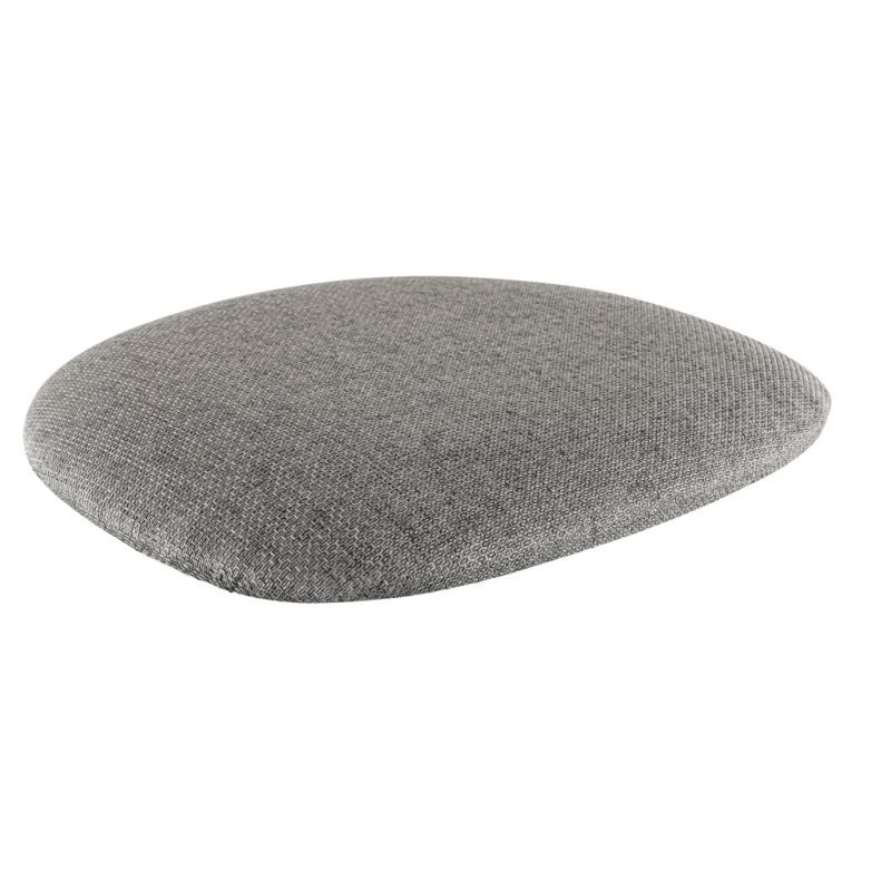Coussin d'assise pour chaise KATE (sans structure) d'intérieur - Bois, tissu 100% PES gris