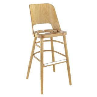 Structure pour tabouret BUDAPEST II (sans assise) d'intérieur - Bois teinte chêne miel