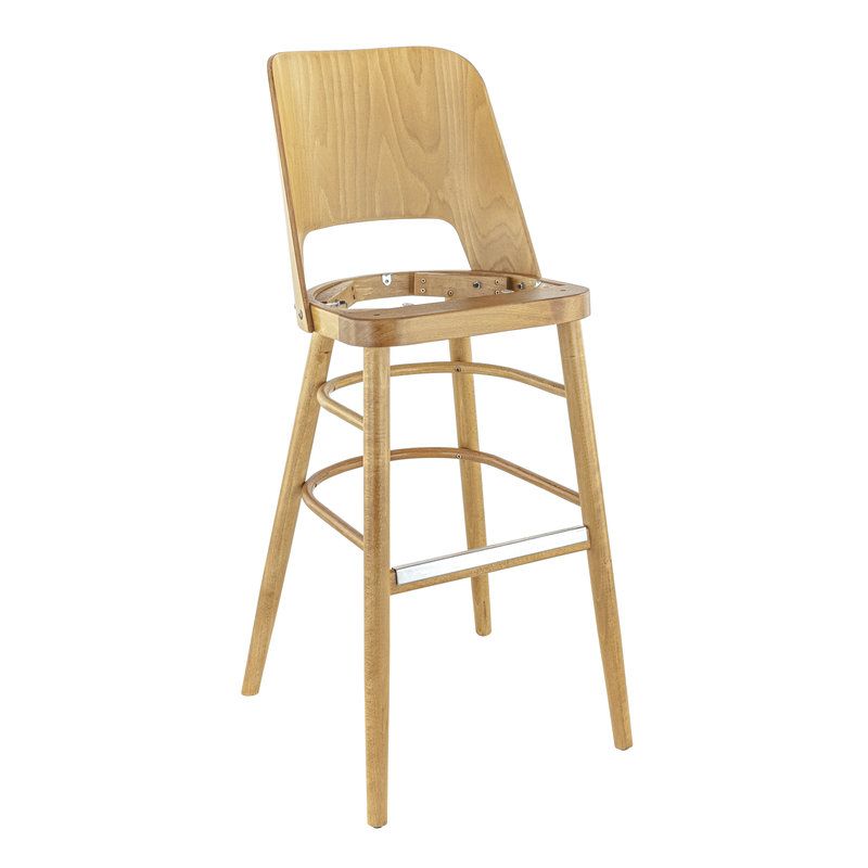 Structure pour tabouret BUDAPEST II (sans assise) d'intérieur - Bois teinte chêne miel