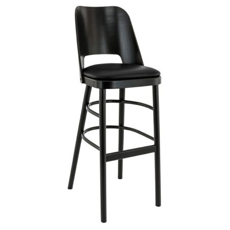 Structure pour tabouret BUDAPEST II (sans assise) d'intérieur - Bois teinte wengé