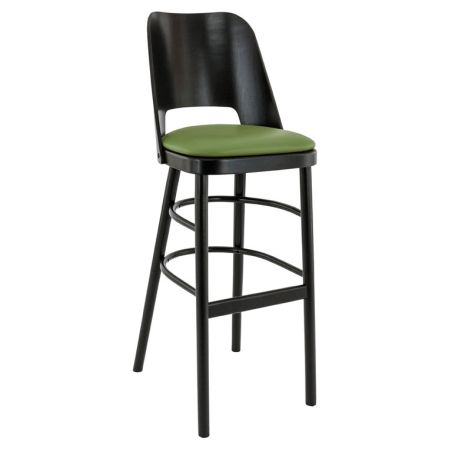Structure pour tabouret BUDAPEST II (sans assise) d'intérieur - Bois teinte wengé