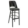 Structure pour tabouret BUDAPEST II (sans assise) d'intérieur - Bois teinte wengé