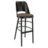 Structure pour tabouret BUDAPEST II (sans assise) d'intérieur - Bois teinte wengé