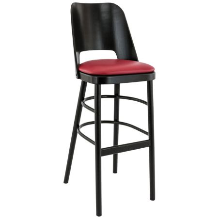 Structure pour tabouret BUDAPEST II (sans assise) d'intérieur - Bois teinte wengé