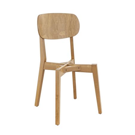 Structure pour chaise DIMITRI (sans assise) d'intérieur - Bois teinte chêne miel