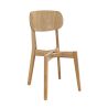 Structure pour chaise DIMITRI (sans assise) d'intérieur - Bois teinte chêne miel
