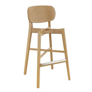 Structure pour tabouret DIMITRI (sans assise) d'intérieur - Bois teinte chêne miel