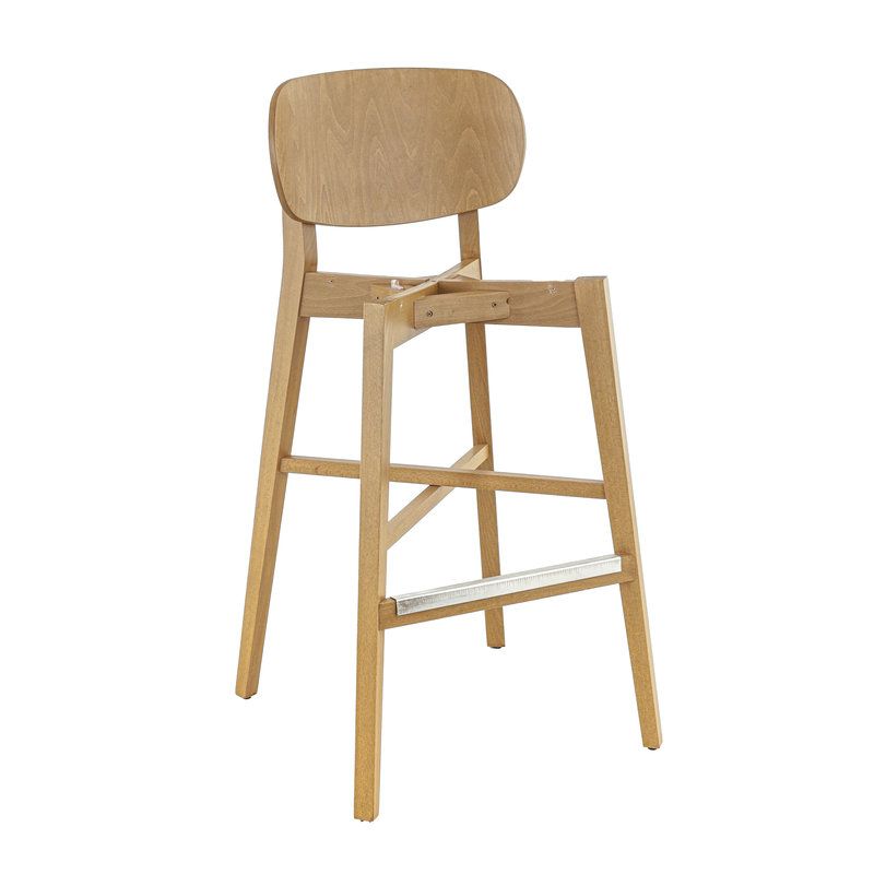 Structure pour tabouret DIMITRI (sans assise) d'intérieur - Bois teinte chêne miel