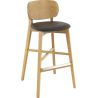 Structure pour tabouret DIMITRI (sans assise) d'intérieur - Bois teinte chêne miel