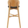 Coussin d'assise pour chaise DIMITRI (sans structure) d'intérieur - Bois, similicuir PU noir