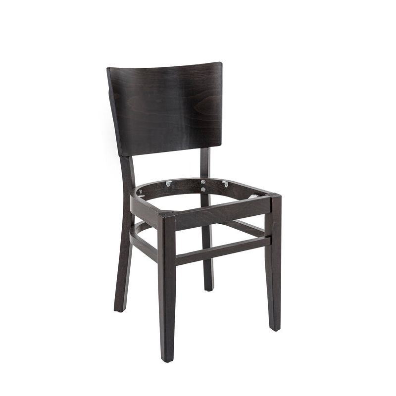 Structure pour chaise BROOKLYN (sans assise) d'intérieur - Bois teinte wengé