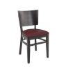 Structure pour chaise BROOKLYN (sans assise) d'intérieur - Bois teinte wengé