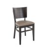 Structure pour chaise BROOKLYN (sans assise) d'intérieur - Bois teinte wengé
