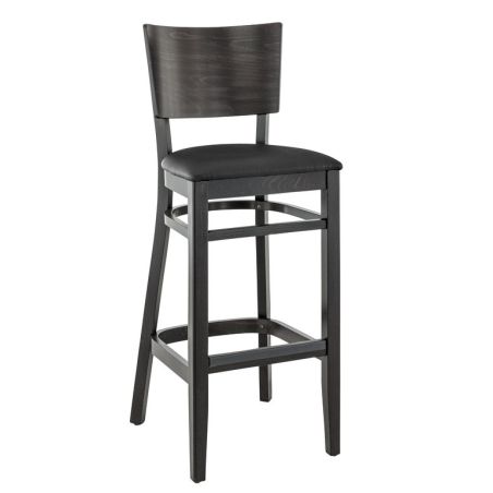 Structure pour tabouret BROOKLYN BST (sans assise) d'intérieur - Bois teinte wengé