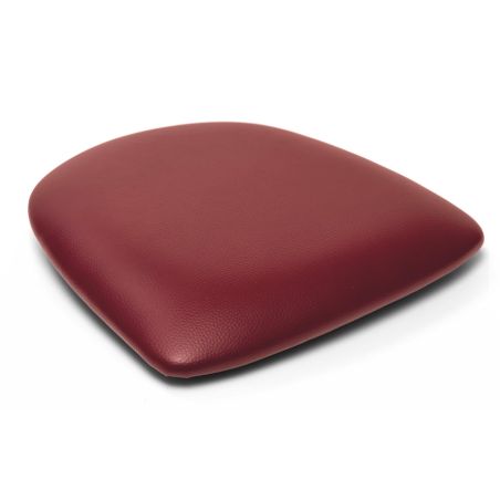 Coussin d'assise pour chaise PUB & BROOKLYN (sans structure) d'intérieur - Bois, similicuir PU bordeaux