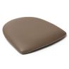 Coussin d'assise pour chaise PUB & BROOKLYN (sans structure) d'intérieur - Bois, similicuir PU cappuccino