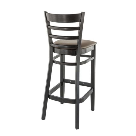 Coussin d'assise pour chaise PUB & BROOKLYN (sans structure) d'intérieur - Bois, similicuir PU cappuccino