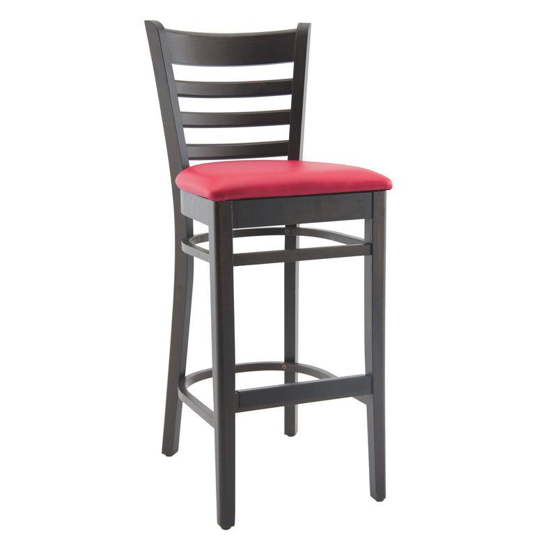 Structure pour tabouret PUB BST (sans assise) d'intérieur - Bois teinte wengé
