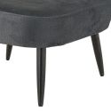 Set de 4 pieds Noir 26cm d'intérieur