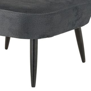 Set de 4 pieds Noir 26cm d'intérieur