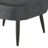 Set de 4 pieds Noir 38cm d'intérieur