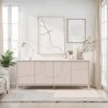 Buffet 205 cm OLIVER avec 4 portes en coloris cachemire