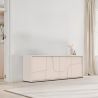 Buffet 205 cm OLIVER avec 4 portes en coloris cachemire