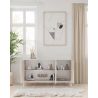 Buffet 155 cm OLIVER avec 3 portes encoloris cachemire